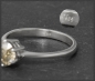 Preview: Diamant Solitär Ring, 1,34ct champagner, 585 Gold