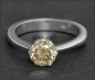 Mobile Preview: Diamant Ring, 1,27ct champagner Brillant, 585 Weißgold