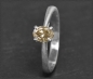 Preview: Diamant Ring 0,82ct, Fancy Cut Ovalschliff, 585 Gold