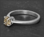 Preview: Diamant Ring 0,82ct, Fancy Cut Ovalschliff, 585 Gold