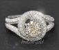 Mobile Preview: Diamant Ring, 2,85ct Brillanten, 1,05ct Solitär, 750 Gold
