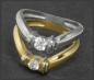 Preview: Brillant Ring 0,40ct lupenrein-vvs Diamanten, 585 Gold