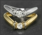 Preview: Brillant Ring 0,40ct lupenrein-vvs Diamanten, 585 Gold