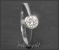 Mobile Preview: Diamant Ring, 0,90ct Solitär Brillant, 585 Weißgold