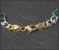 Preview: Diamant & Smaragd Armband mit 4,72ct, 750 Gold