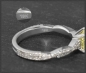 Preview: Diamant Ring mit 1,54ct, gelber 1,10ct Solitär, 750 Gold