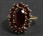 Preview: Vintage Ring, 5,40ct Granate, 333 Gold, um 1960