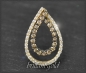 Preview: Diamant Anhänger Tropfen, 0,70ct Brillanten, 585 Gold