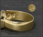 Preview: Diamant & Smaragd Ring mit 1,60ct, 585 Gelbgold