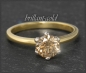 Mobile Preview: Diamant Ring, lupenreiner 0,97ct Brillant, 585 Gold