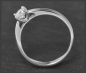 Preview: Lupenreiner Diamant Ring, 0,42ct Solitär, 750 Gold
