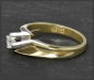Preview: Ring, lupenreiner 0,24ct Brillant, 585 Gold, Vintage
