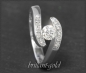 Preview: Diamant Ring mit 0,56ct Brillanten, aus Platin