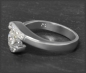 Preview: Diamant Ring mit 0,56ct Brillanten, aus Platin
