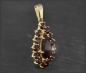 Preview: Granat Anhänger mit 7,80ct, 333 Gelbgold, Vintage