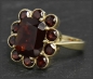 Preview: Ring mit 4,70ct roten Granaten, 333 Gold