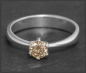 Preview: Diamant Ring, lupenreiner 0,49ct Brillant, 585 Weißgold