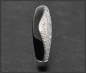 Preview: Onyx & 0,45ct Diamant Cocktail Ring, 585 Weißgold