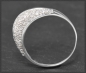 Preview: Onyx & 0,45ct Diamant Cocktail Ring, 585 Weißgold
