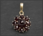 Preview: Granat Anhänger mit 4,80ct, 333 Gelbgold, Antik