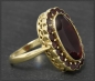 Preview: Ring aus 333 Gold mit 6,20ct Granaten, Antik um 1930