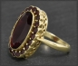 Preview: Ring aus 333 Gold mit 6,20ct Granaten, Antik um 1930