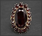 Preview: Vintage 333 Gelbgold Ring mit 15,20ct Granaten