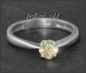 Preview: Diamant Ring, 0,62ct Fancy Yellow gelb, 585 Weißgold