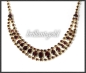 Preview: Vintage 333 Gold Collier, 36ct rote Granate