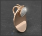 Preview: Anhänger mit 0,25ct Brillanten, 750 Rotgold
