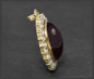Preview: Vintage 21ct Granat & Perlen Anhänger, 333 Gold