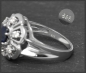 Preview: Vintage Saphir & Diamant Ring mit 1,50ct, 585 Gold