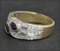 Preview: Diamant & Saphir Ring mit 1,20ct, 585 Gold Bandring