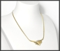 Preview: Diamant Collier mit 0,13ct Brillanten, 585 Gold Kette