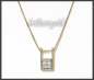 Preview: Diamant Collier mit 1,15ct, 585 Gelbgold Kette & Anhänger