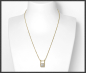Preview: Diamant Collier mit 1,15ct, 585 Gelbgold Kette & Anhänger