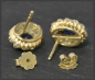 Preview: Antike 3,70ct Diamant & Saphir Ohrstecker, 585 Gold