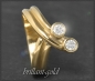 Preview: Gold Ring mit 0,40ct Brillanten, 585 Gelbgold