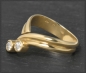 Preview: Gold Ring mit 0,40ct Brillanten, 585 Gelbgold