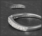 Preview: Diamant Memory/Eternity Ring, 0,22ct, 585 Weißgold