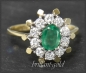 Preview: Vintage Diamant & Smaragd Ring mit 2,15ct, 585 Gold