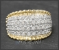Preview: Diamant Ring mit 1ct Brillanten, 585 bicolor Gold