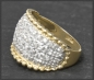 Preview: Diamant Ring mit 1ct Brillanten, 585 bicolor Gold
