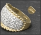 Preview: Diamant Ring mit 1ct Brillanten, 585 bicolor Gold