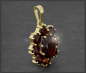 Preview: Anhänger aus 333 Gold, mit 4,90ct roten Granaten