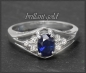 Preview: Vintage Saphir & Diamant Ring mit 1,12ct, 585 Gold