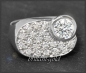 Preview: Diamant Ring mit 1,67ct, Solitär Brillant, 585 Weißgold