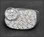 Preview: Diamant Ring mit 1,67ct, Solitär Brillant, 585 Weißgold