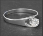 Preview: Diamant 585 Gold Ring, 0,63ct Brillant Vintage Solitär
