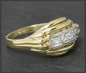 Preview: Antiker Diamant Ring mit 0,10ct, 585 Gold